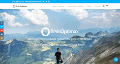 Desktop Screenshot of brainoptimax.com